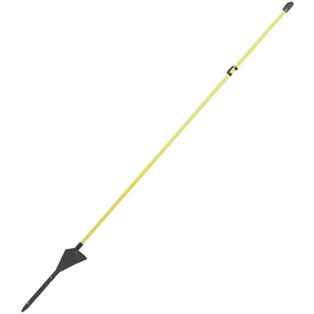 Lasikuitupylväs 110cm Keltainen 10kpl - Aitatolpat ja Pylväät - 444293 - 1
