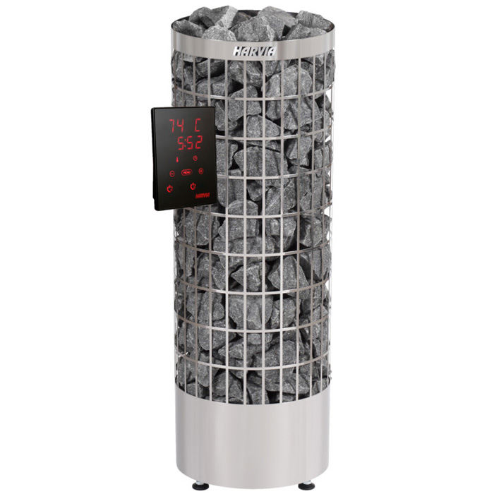 Sähkökiuas Cilindro PC90XE Steel 9kW - Sähkökiukaat - 6417659028103 - 1