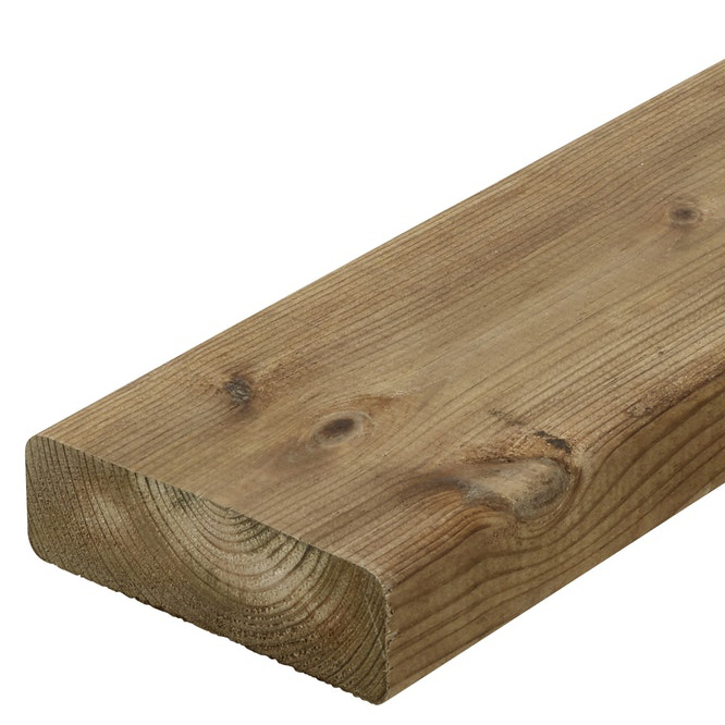 Terassilauta 28x95 Ruskea Kestopuu PHL - Painekyllästetty ja Kestopuu - 3000003553 - 1