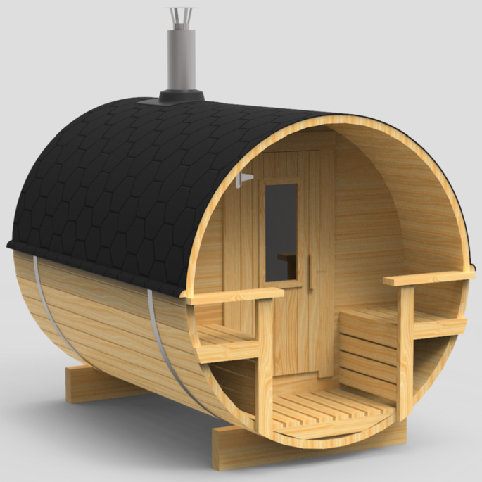 Bastutunna 30 Med Terass 40mm Stock - Timmerbastun - 11025043 - 1