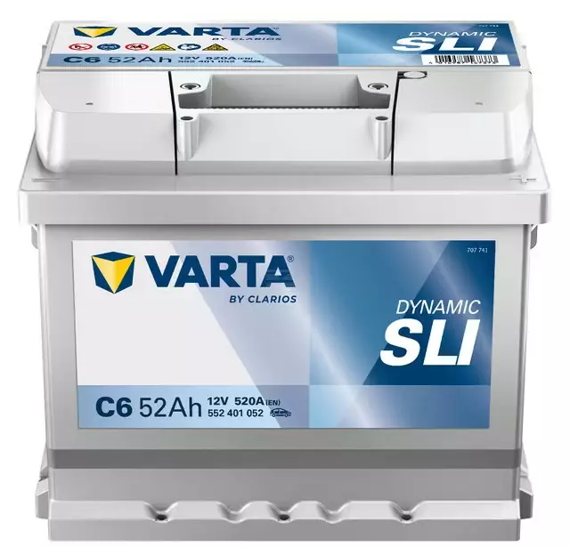 Käynnistysakku Varta 12V 52Ah 520A - Auton Akut ja Ajoneuvoakut - 4016987167373 - 1