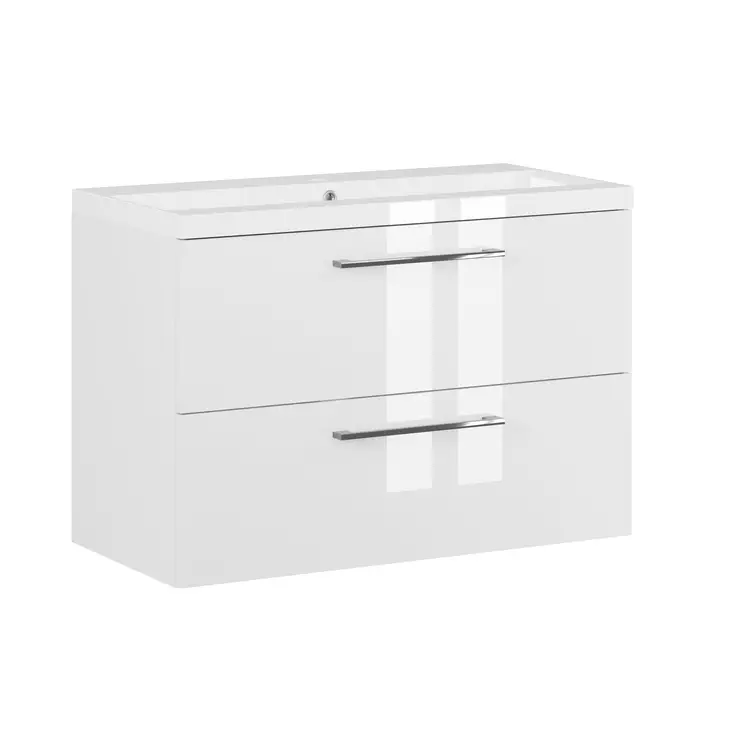 Kiba Tvättställsskåp Arkadia 80, med Tvättställ - Badrumsmöbler - 6429810290793 - 1