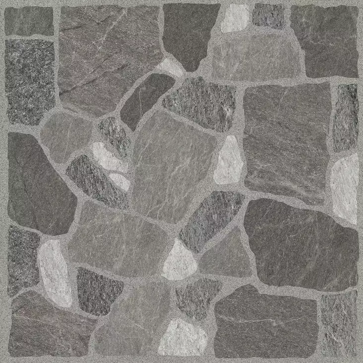 Lattialaatta Cortile, Harmaa, 40x40cm - Lattialaatat - 4823057150193 - 1