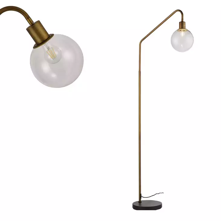 Lattiavalaisin Jade messinki - Lattiavalaisimet - 8711297049963 - 1