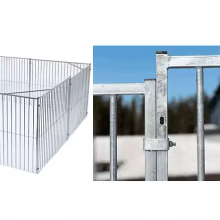 Hundgårdpaket Galler Jämpti Medi 1+7 - Hundkojor och Hundgårdar - 6438411011034 - 2