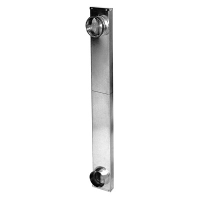 Bastukanal 100mm Teleskopmodell - Ventilationsrör - 300002504 - 1