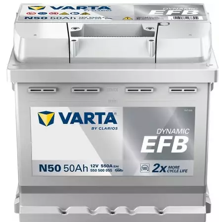 Käynnistysakku Varta 12V 50Ah 550A - Auton Akut ja Ajoneuvoakut - 4016987167304 - 1