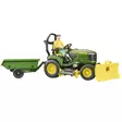 John Deere trädgårdstraktor med vagn Bruder - Leksakstraktorer och Tillbehör - U62104 - 1