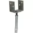 Pilarikenkä 60-120 250mm Kuumasinkitty - Pilarikengät - 4035300761104 - 1