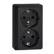 Pistorasia Pinta Opal Musta - Kopplingsdosor och lock - 6438056309084 - 1