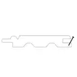 Helmipaneeli 15x95x3280 8kpl/pkt - Puupaneelit - 6418227013804 - 3