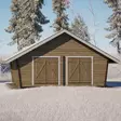 Timmerlada U25 Täta Väggar 25m2 - Timmerlador - 41005024 - 3