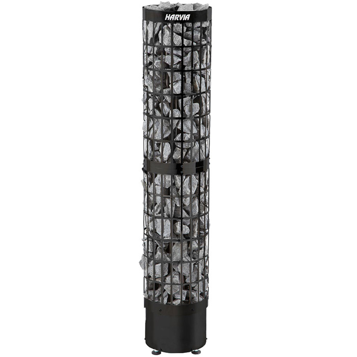 Harvia Cilindro PC66E Black Steel 6,6kW - Elaggregat - 6417659026444 - 1