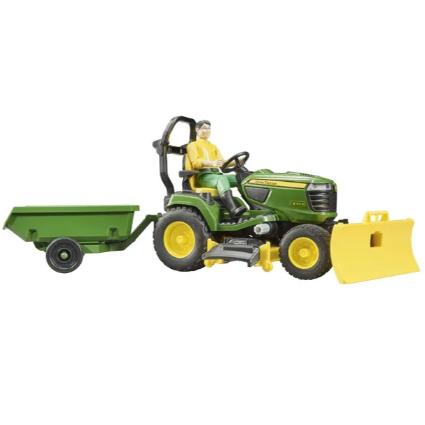 John Deere trädgårdstraktor med vagn Bruder - Leksakstraktorer och Tillbehör - U62104 - 1