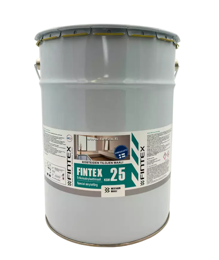 Fintex KSM25 Pintamaali 18L - Sisustusmaalit - 6418347006524 - 1