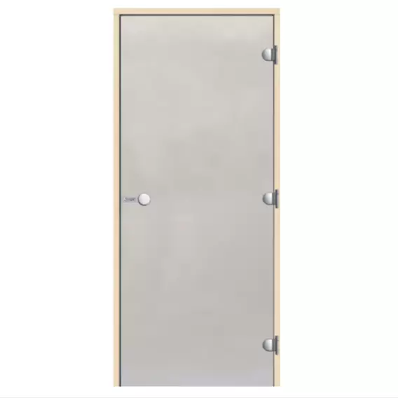 Harvia Saunanovi Satiini Lasi Mäntykarmi - Saunan Ovet - 6417659010054 - 1