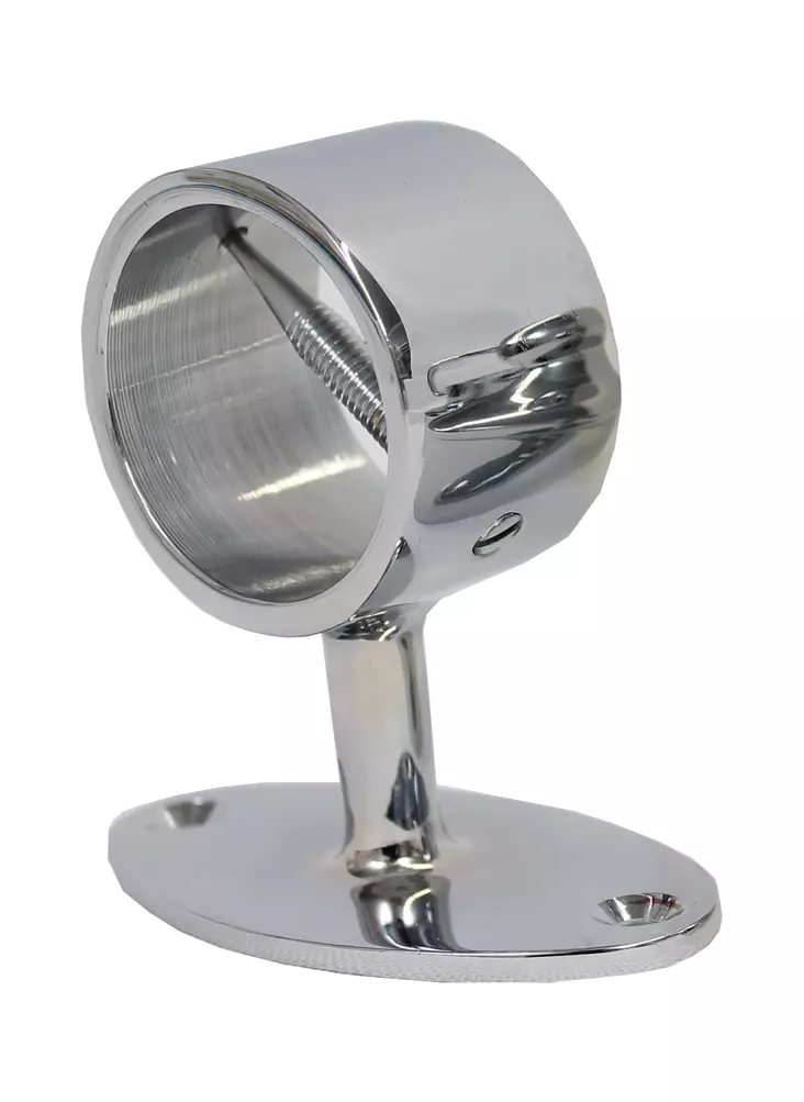 Kannatin Ø 38 mm kromattu - Kaideköydet ja Tarvikkeet - 6408586890574 - 1