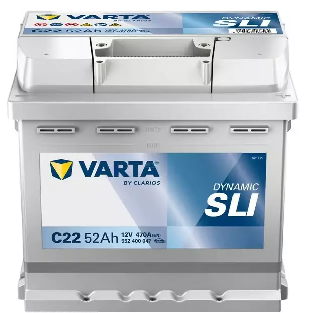Käynnistysakku Varta 12V 52Ah 470A - Auton Akut ja Ajoneuvoakut - 4016987167564 - 1
