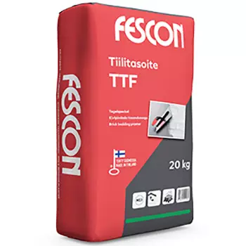 Tiilitasoite Fescon TTF 20kg Harmaa - Seinätasoitteet - 6416841201034 - 1