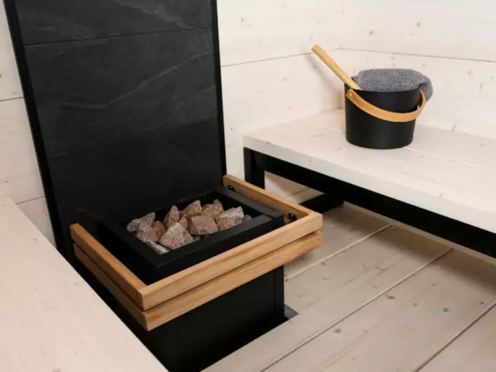 Harvia Steinvæg 2123 X 634 mm — produktbilde fra lakkapaa.no — detalj av material