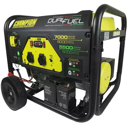 Aggregat Elverk Champion Dual Fuel 7000W - Aggregat - 5060423982005 - 1