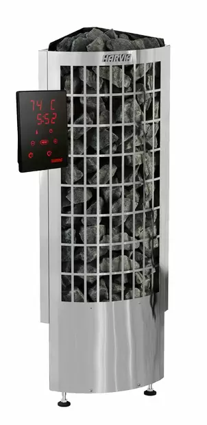 Harvia Cilindro Corner Eluppvärmd kamin 9kw - Elaggregat - 6417659046695 - 1