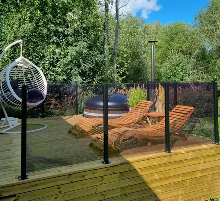 Green Land Patio Kirkas Lasielementti - Aitaelementit ja Aitalaudat - 6438014305905 - 2