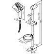 Damixa Silhouet Flex Svart Duschset - Duschar och Termostater - 5708516828105 - 3