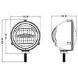 Ajovalo LED, pyöreä, 10-30 V, pultattava - Arbetsbelysning, brännare för traktorer förmånligt från Lakkapää - LA80045 - 3