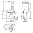 Toalettstol Ido Seven D 38310-01 Vit - WC-stolar och -lock - 6416129164815 - 2