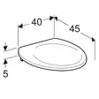 WC-Sits Ido Kimset 91110-20 Vit - WC-stolar och -lock - 425395 - 2
