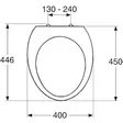 WC-Sits Ido Kimset 91110-20 Vit - WC-stolar och -lock - 425395 - 5