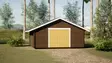 Garage AT30L Timmergarage Med Dubbelport - Timmergarage - 41005350005 - 6