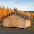Garage AT30L Timmergarage med Paradoor - Timmergarage och Båthus - 41005350005 - 1