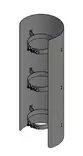 Jeremias Savuputken Suoja XL 750mm Ø115 - Savuputket ja Tarvikkeet - 4066701980825 - 1