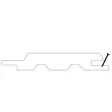 Sisustuspaneeli STV 15x95x2980 5kpl/pkt - Puupaneelit - 6418227060945 - 3