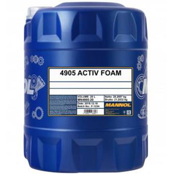 Autonpesuaine Mannol Active Foam 20L - Autokemikaalit ja CRC - 4905 - 1