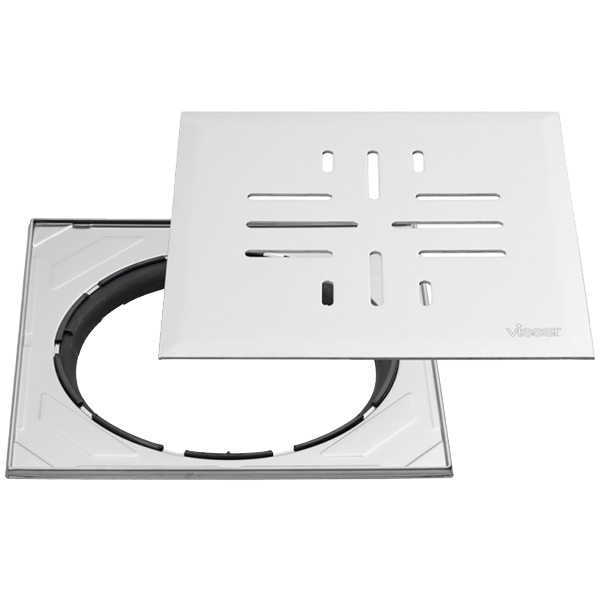 Fyrkantssil 197x197mm RST Vieser Classic - Golvbrunns lock - 6418685512925 - 1