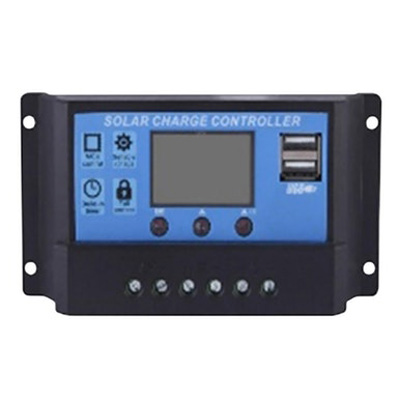 PV Lataussäädin LCD Pwm 12V/24V/30A - Aurinkopaneelit ja Kaapelit - 6438056189655 - 1