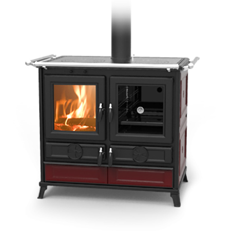 Vedspis med Ugn, Thermorossi Viola - Vedspisar och Vedhällar - 18028991235 - 1