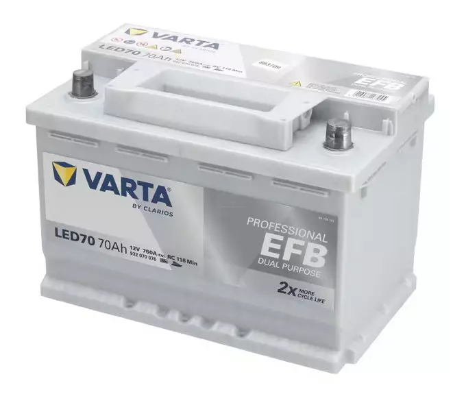 Käynnistysakku Varta 12V 70Ah 760A - Auton Akut ja Ajoneuvoakut - 4016987167045 - 1