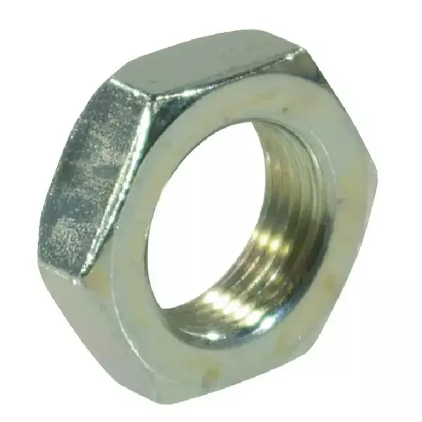 Sexkantsmutter låg DIN439 M12x1,25 FZB kval.4 Kramp - Brickor, muttrar och gängstänger - 439B12125 - 1
