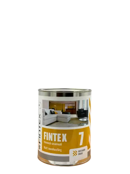 Fintex 7 Pintamaali 0,9L Valkoinen - Sisustusmaalit - 6417528500716 - 1