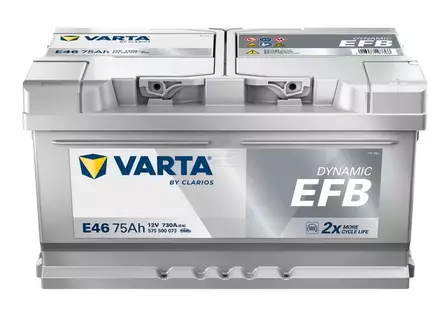 Käynnistysakku Varta 12V 75Ah 730A - Auton Akut ja Ajoneuvoakut - 4016987167366 - 1