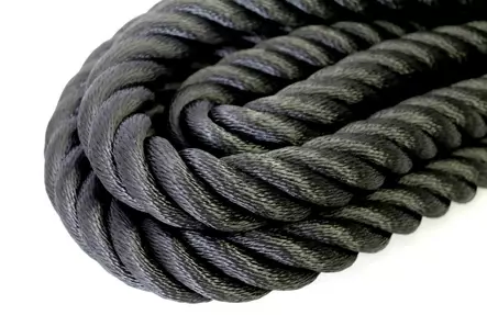 Härva av konsthampa, svart 32 mm x 110 m - Räckeslinor och tillbehör - 6408586891076 - 1