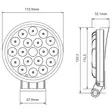 Led-Työvalo Kramp 36W 2850 lm - flood - Työvalot ja Polttimot - LA10046 - 6