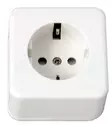 Pistorasia Pinta 1S/16A/250V/IP20 Opal - Rasiat ja Kannet - 6416013124116 - 1