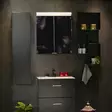 Polaria Valaisinpeilikaappi Lumena 500 - Kylpyhuoneen Peilit - 6417292022476 - 2