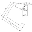 Damixa Zen WC-Paperiteline - Naulakot, Koukut ja Telineet - 5708516848196 - 2