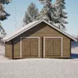 Timmerlada S25 Fasta Väggar Timmergarage 25m2 - Timmerlador - 41005066 - 3